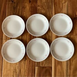 Corelle English Breakfast Bread Dessert Plates Set of 6